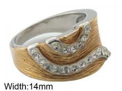 HY Wholesale 316L Stainless Steel Popular Rings-HY0062R499