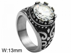 HY Wholesale 316L Stainless Steel Popular Rings-HY0062R525