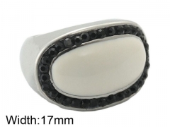 HY Wholesale 316L Stainless Steel Popular Rings-HY0062R487