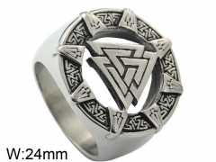 HY Wholesale 316L Stainless Steel Popular Rings-HY0062R544