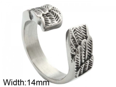 HY Wholesale 316L Stainless Steel Popular Rings-HY0062R692