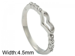 HY Wholesale 316L Stainless Steel Popular Rings-HY0062R299