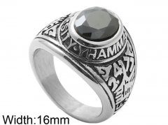 HY Wholesale 316L Stainless Steel Popular Rings-HY0062R243