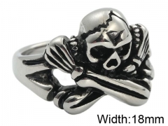 HY Wholesale 316L Stainless Steel Popular Rings-HY0062R326