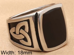 HY Wholesale 316L Stainless Steel Popular Rings-HY0062R143