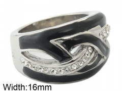 HY Wholesale 316L Stainless Steel Popular Rings-HY0062R582