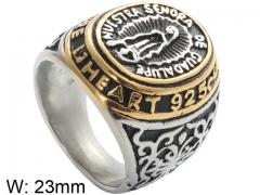 HY Wholesale 316L Stainless Steel Popular Rings-HY0062R148