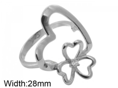 HY Wholesale 316L Stainless Steel Popular Rings-HY0062R495