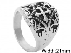 HY Wholesale 316L Stainless Steel Popular Rings-HY0062R396