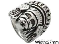 HY Wholesale 316L Stainless Steel Popular Rings-HY0062R428