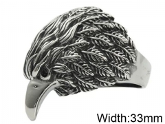 HY Wholesale 316L Stainless Steel Popular Rings-HY0062R407