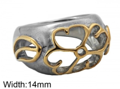 HY Wholesale 316L Stainless Steel Popular Rings-HY0062R497