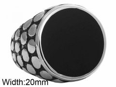 HY Wholesale 316L Stainless Steel Popular Rings-HY0062R531