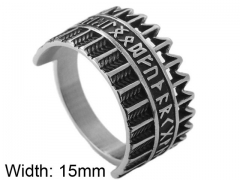 HY Wholesale 316L Stainless Steel Popular Rings-HY0062R106