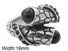 HY Wholesale 316L Stainless Steel Popular Rings-HY0062R545