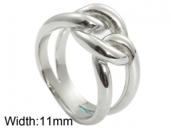 HY Wholesale 316L Stainless Steel Popular Rings-HY0062R348