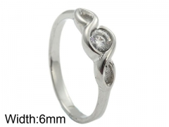 HY Wholesale 316L Stainless Steel Popular Rings-HY0062R302