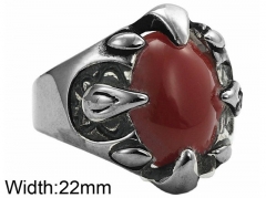 HY Wholesale 316L Stainless Steel Popular Rings-HY0062R607