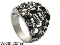 HY Wholesale 316L Stainless Steel Popular Rings-HY0062R375