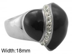 HY Wholesale 316L Stainless Steel Popular Rings-HY0062R588