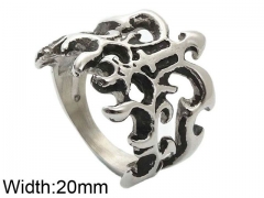 HY Wholesale 316L Stainless Steel Popular Rings-HY0062R461