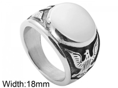 HY Wholesale 316L Stainless Steel Popular Rings-HY0062R258