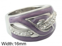 HY Wholesale 316L Stainless Steel Popular Rings-HY0062R581