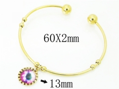 HY Wholesale Stainless Steel 316L Fashion Bangle-HY58B0557KLX