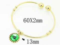 HY Wholesale Stainless Steel 316L Fashion Bangle-HY58B0567KLS