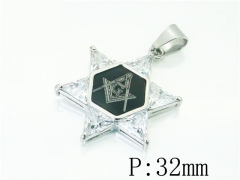 HY Wholesale 316L Stainless Steel Jewelry Popular Pendant-HY13P1512HKQ