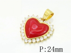 HY Wholesale 316L Stainless Steel Jewelry Popular Pendant-HY13P1489HKS