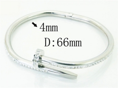 HY Wholesale Stainless Steel 316L Fashion Bangle-HY58B0574HMX