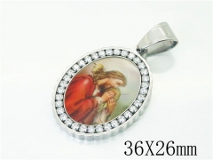 HY Wholesale 316L Stainless Steel Jewelry Popular Pendant-HY13P1472OS