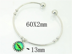 HY Wholesale Stainless Steel 316L Fashion Bangle-HY58B0551KQ