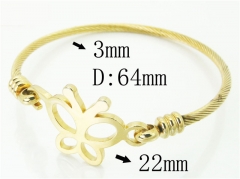 HY Wholesale Stainless Steel 316L Fashion Bangle-HY58B0583MW