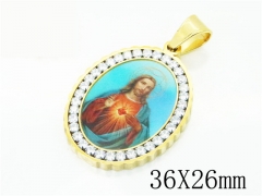 HY Wholesale 316L Stainless Steel Jewelry Popular Pendant-HY13P1479PX