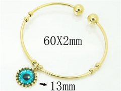 HY Wholesale Stainless Steel 316L Fashion Bangle-HY58B0572KLS