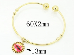 HY Wholesale Stainless Steel 316L Fashion Bangle-HY58B0561KLS