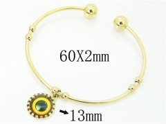 HY Wholesale Stainless Steel 316L Fashion Bangle-HY58B0560KLA