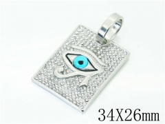 HY Wholesale 316L Stainless Steel Jewelry Popular Pendant-HY13P1507HJS