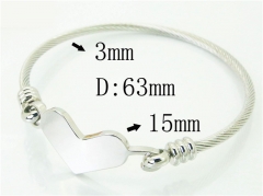 HY Wholesale Stainless Steel 316L Fashion Bangle-HY58B0584LLQ