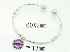 HY Wholesale Stainless Steel 316L Fashion Bangle-HY58B0554KT