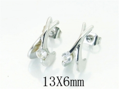 HY Wholesale 316L Stainless Steel Popular Jewelry Earrings-HY06E1721HGG