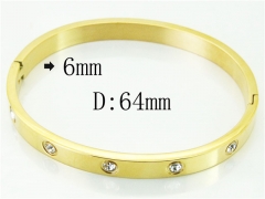 HY Wholesale Stainless Steel 316L Fashion Bangle-HY24B0094HMF