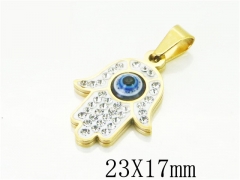 HY Wholesale 316L Stainless Steel Jewelry Popular Pendant-HY12P1194KE