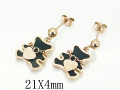 HY Wholesale 316L Stainless Steel Popular Jewelry Earrings-HY47E0145OL