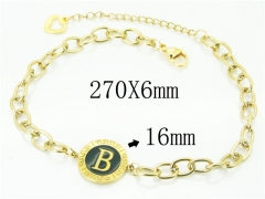 HY Wholesale Bracelets 316L Stainless Steel Jewelry Bracelets-HY81B0643MW