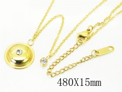 HY Wholesale Necklaces Stainless Steel 316L Jewelry Necklaces-HY80N0484NW