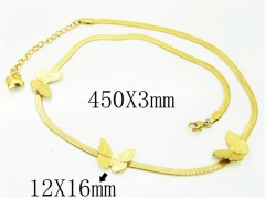 HY Wholesale Necklaces Stainless Steel 316L Jewelry Necklaces-HY80N0491HWW