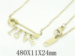 HY Wholesale Necklaces Stainless Steel 316L Jewelry Necklaces-HY52N0065HIS